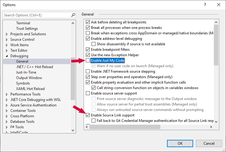 Enabling Source Link