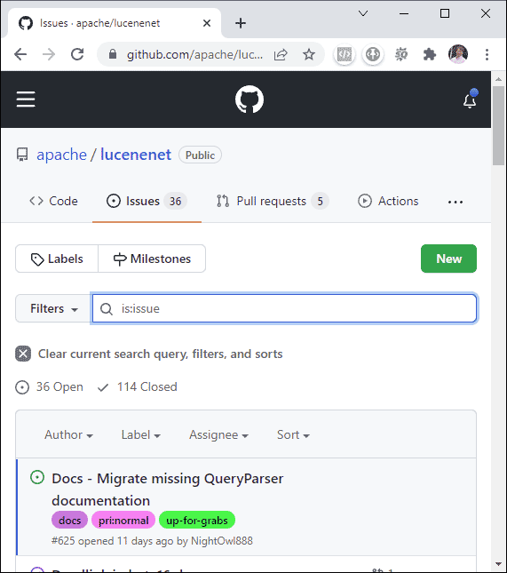 Search Lucene.NET Issues